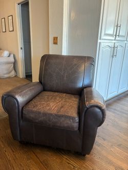 Brown Leather Chair