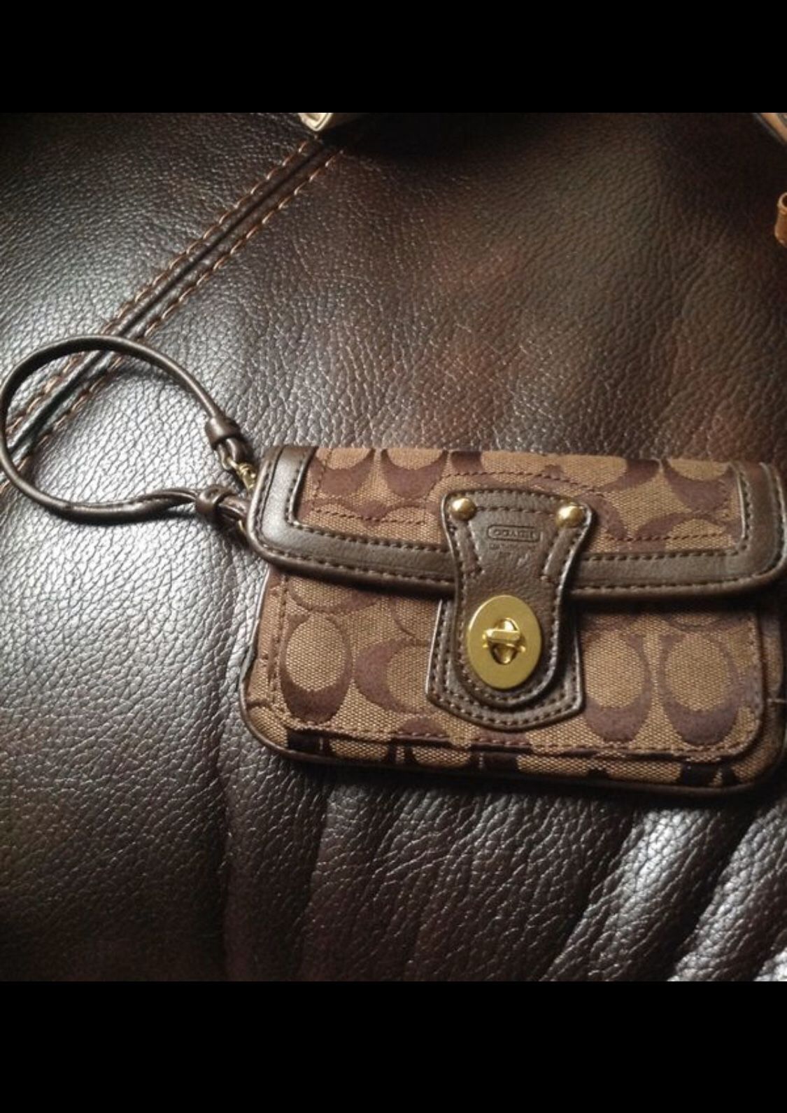 Coach purse wristlet