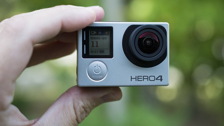 GoPro Hero 4 Silver with case