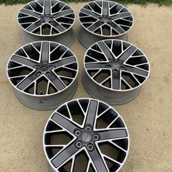 5 Jeep Wrangler 4xe Factory OEM 20” Rims