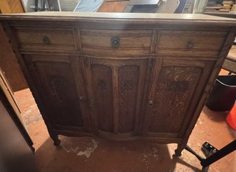 Antique Oak Sideboard