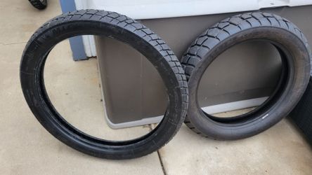 MICHELIN Anakee Adventure Dual-Sport Radial Tire-90/90 - 21 and 130/80 R17.