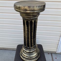3 Foot Tall, Golden Round Column