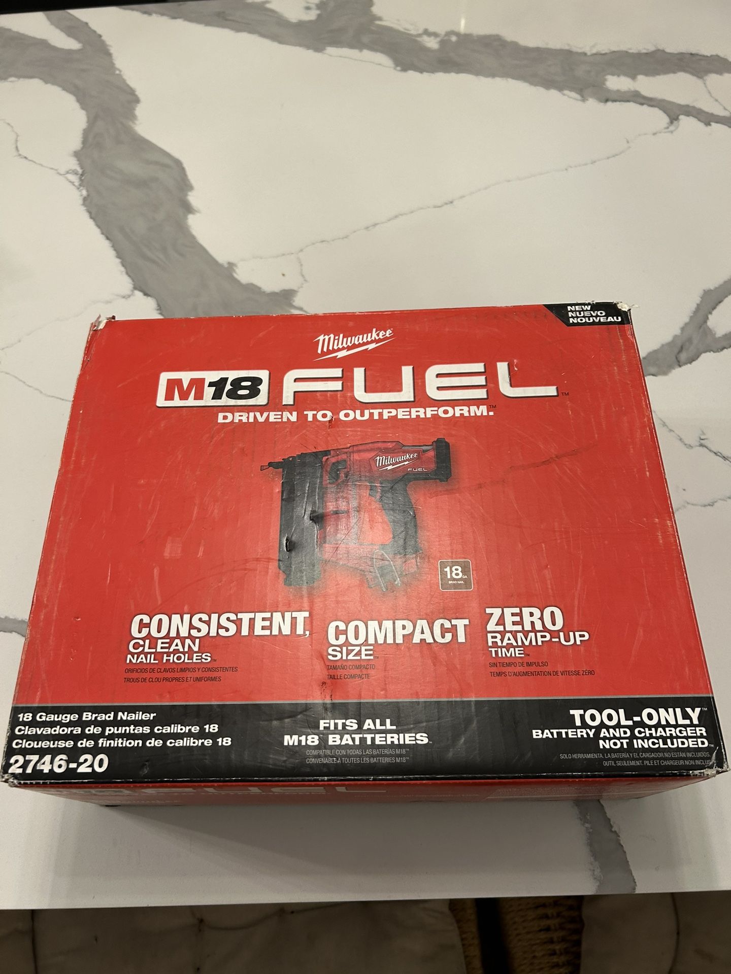 M18 FUEL 18-Volt Lithium-Ion Brushless Cordless Gen II 18-Gauge Brad Nailer