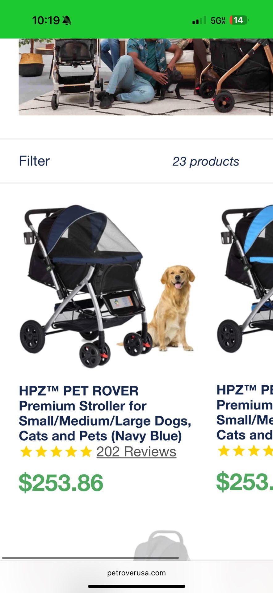 Pet Rover - Dog Stroller