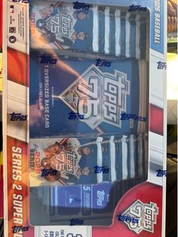 MLB TOPPS SERIES 2 SUPER BOX trading cards