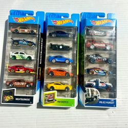Hotwheels 5 Packs - 3 Pc 