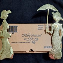 VINTAGE 2 VICTORIAN LADIES WALL PLAQUES $12.00  or BEST OFFER