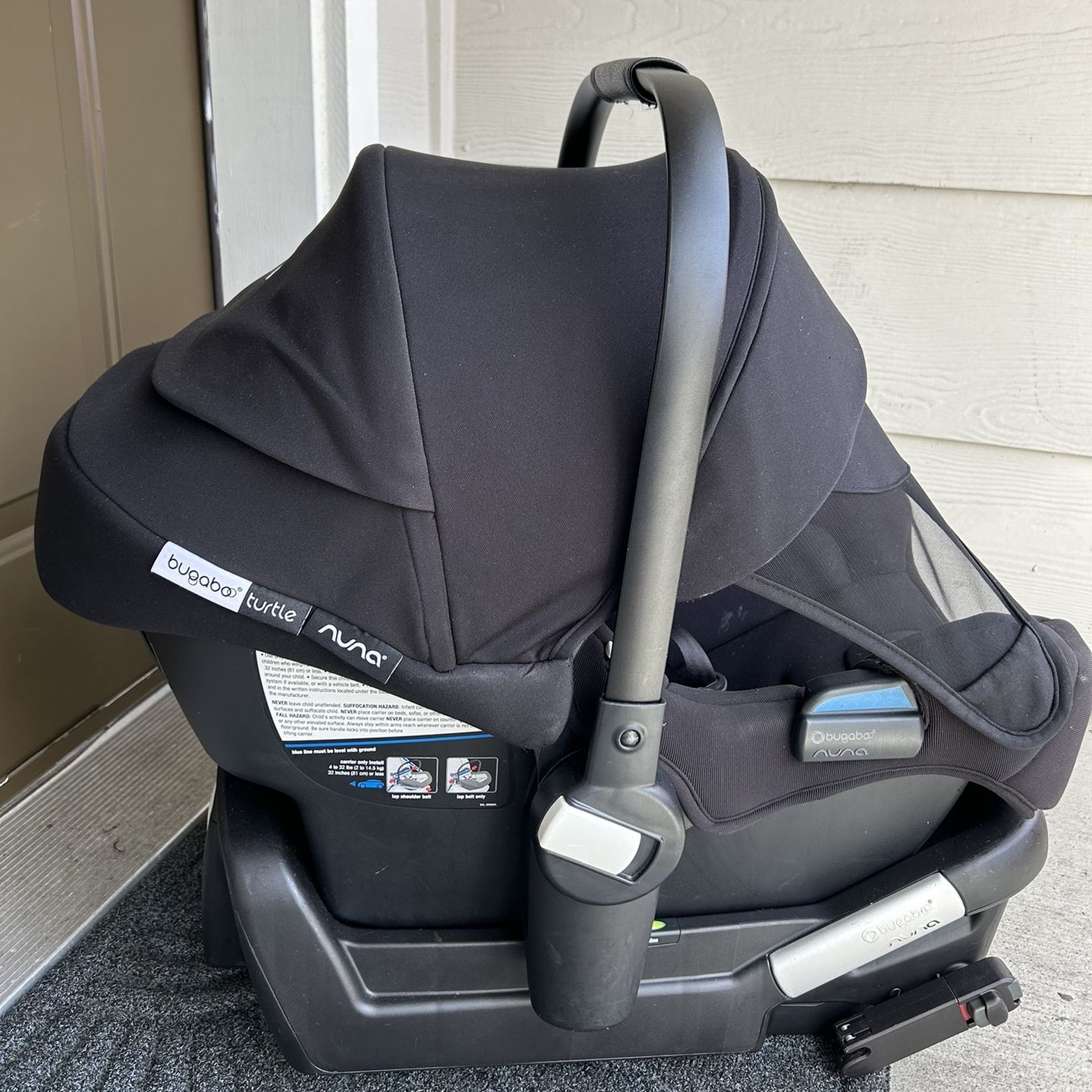 Bugaboo Turtle Nuna Car seat And Base