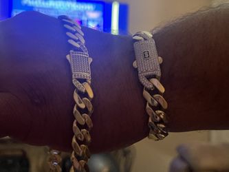 14k Necklace & Bracelet For Man