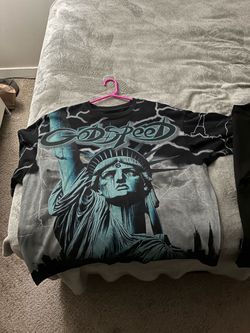 I got some Godspeed shirts and palm Angels shirts