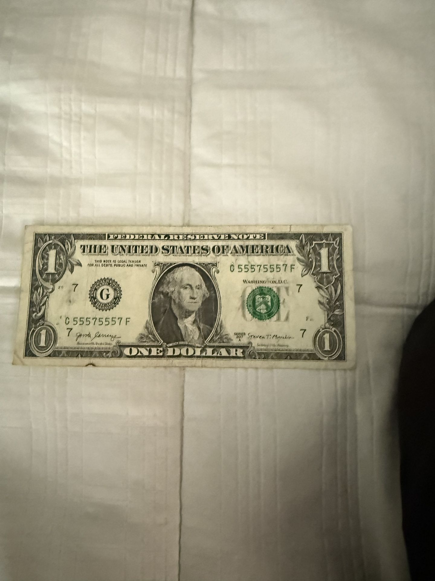 Billete De Dólar