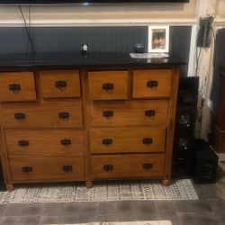 10 Drawer All Wood Dresser
