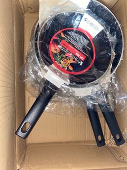 Vmicgate Marble Coating Fry Pan Set