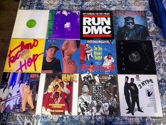 20 hip hop rap 80s LP’s for sale as LOT
