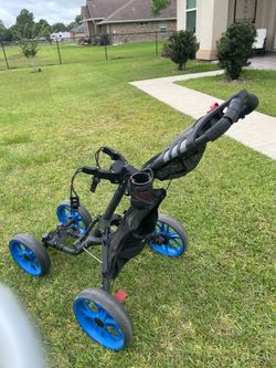 Golf push cart-4 wheels