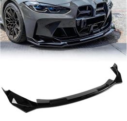 NEW IN BOX Gloss Black V-Style Front Lip For BMW G80 M3 / G82 M4