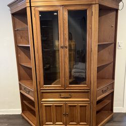 Wooden China Cabinet
