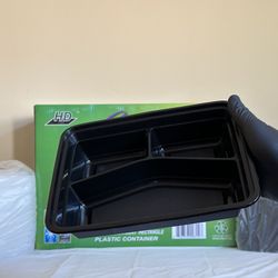 42oz 3 compartment containers