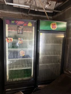 Commercial Glass Door Reach-In Coolers – Set of 2
