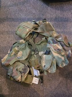 Army load bearing set up