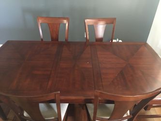 Solid wood dining table