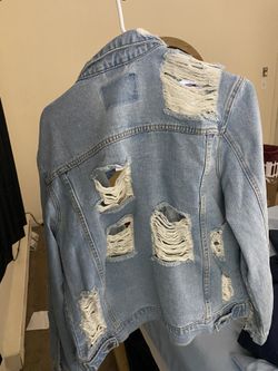 Light wash denim jean jacket