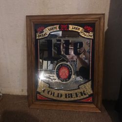 Miller Lite beer mirror