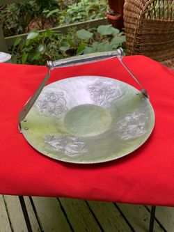 Vintage Aluminum Serving Tray