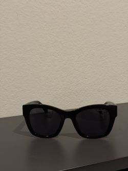Chanel CC Heart Sunglasses Black