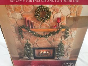 3 Piece Pre-Lit Entryway Set