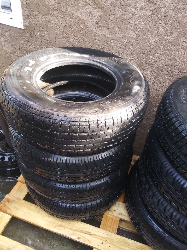 USED !... Tires. Radial service 205/75/r14 and 215/75/14 for trailer