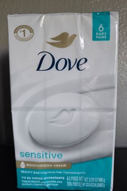 Dove sensitive bar soap (6 count)