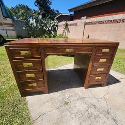 Vintage Antique Wood Desk