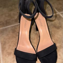 Black Heels- Size 9 With Ankle Strap! So Classy!!