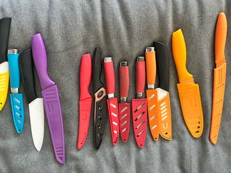 Large Kitchen Knife Collection – 20+ Pieces – Various Brands