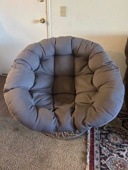 Swivel Papasan Accent Chair - Basket Bucket Chair