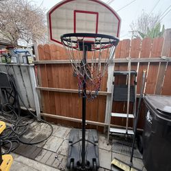 Free Portable Adjustable Basket Ball Court For Youth