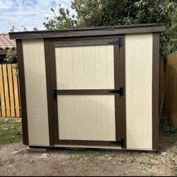 6x8 Lean-To Storage Shed