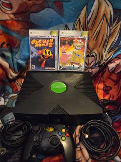 Microsoft Original Xbox Console with 2 Games
