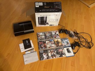 Sony PlayStation 3 Complete in Box with 10 games