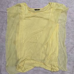 Gorgeous, Yellow Knit Top H&M Medium