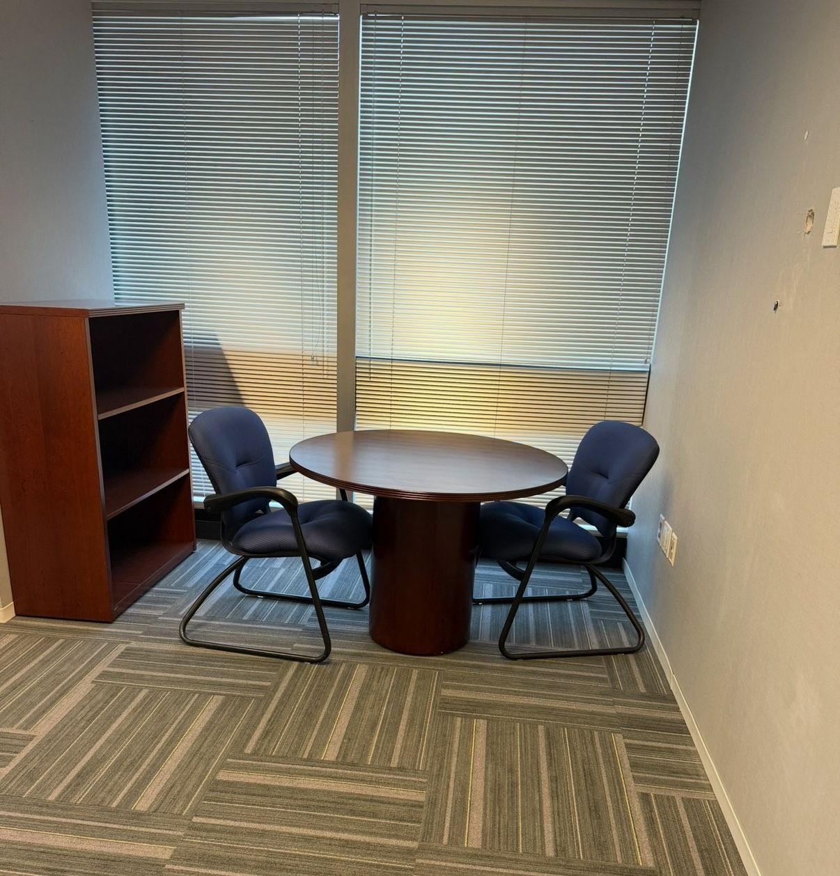 Tables With Chairs Book Shelves