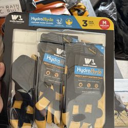 Leather Work Gloves 