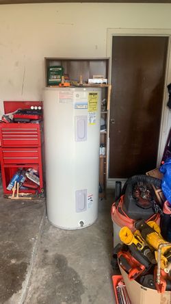 GE smart 80 gallon hot water heater -used