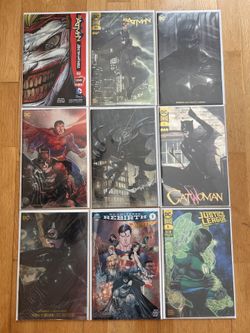 Batman Catwoman Superman Gold Foil Convention Exclusive DC Comic Book Lot