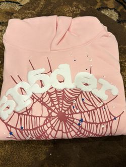 Spider Hoodie Pink Size Small 