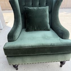Green Single  Sofa