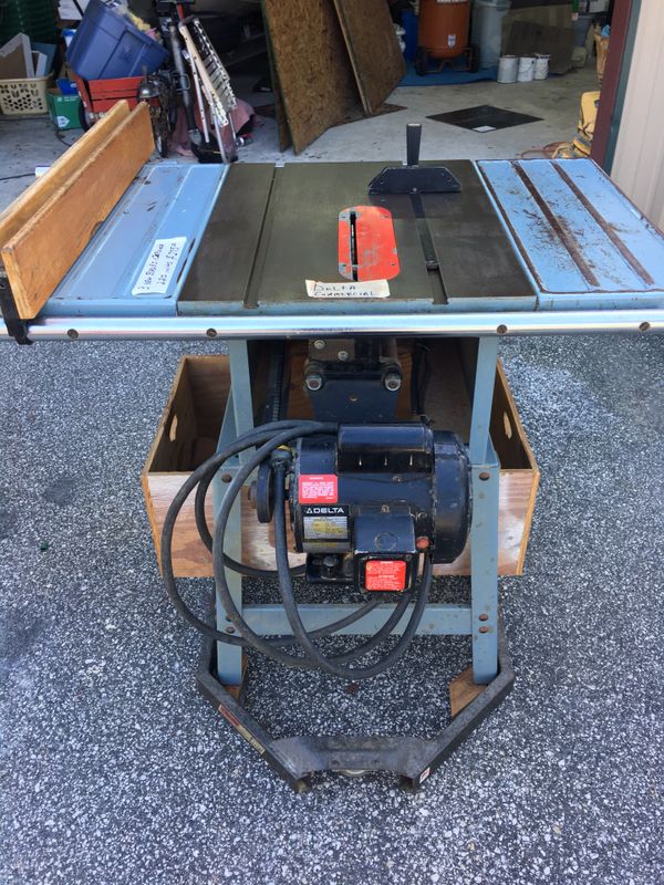 Delta 10” Commercial table saw for Sale in DeLand, FL OfferUp