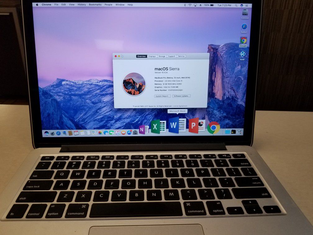 Mid 2014 Apple Macbook Pro 13" Retina, super compact, smooth, & FAST!